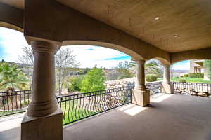 View of patio