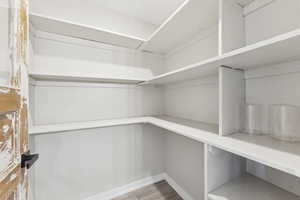 View of storage area