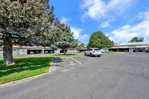 View of uncovered parking lot