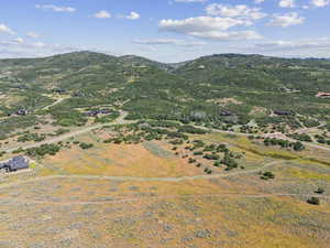 Drone / aerial view of mountains