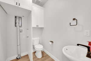 Main floor guest bathroom.