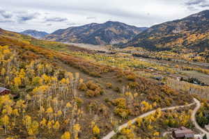 View of mountain background