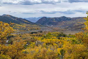 View of mountain backdrop