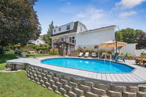 View of Pool/Back of Home
