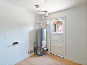 Utilities with gas water heater