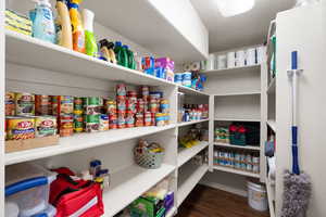 View of storage area