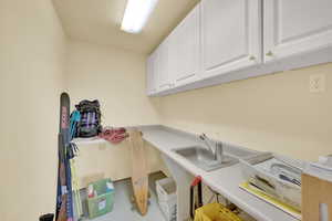 Washroom with a sink