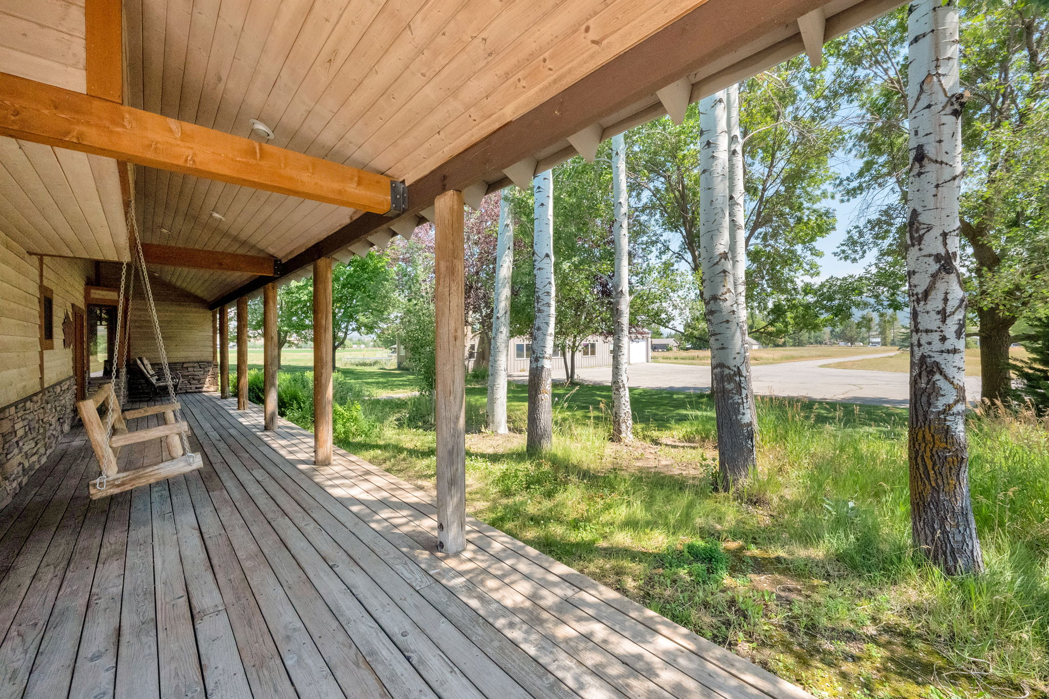 View of deck