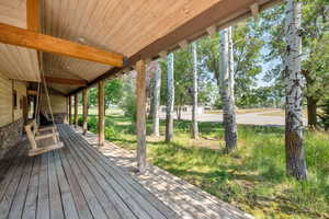 View of deck