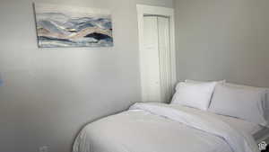 Bedroom with a closet