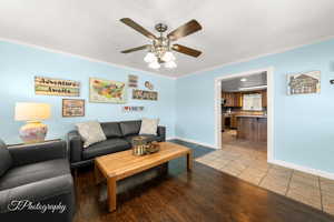 Living Room and Kitchen Entrance