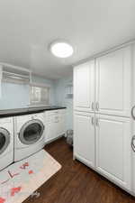 Large Laundry Room - Maytag W/D included, newer cabinets for plenty of storage