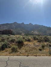 View of mountain background