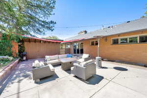 View of patio / terrace with an outdoor hangout area