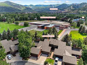 Drone / aerial view of mountains