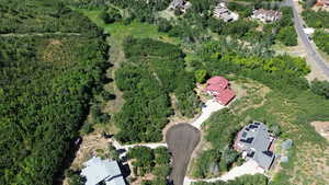 Aerial view of property and surrounding area