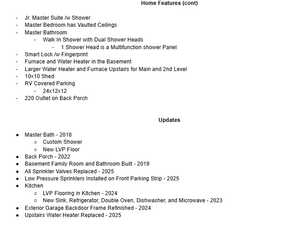 Home Features and Updates