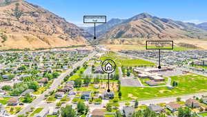 Bird's eye view of mountains