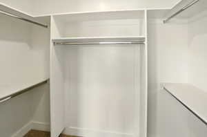 View of spacious closet