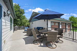 View of patio / terrace featuring outdoor dining area