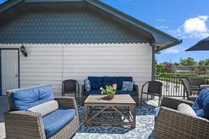 Patio featuring outdoor lounge area