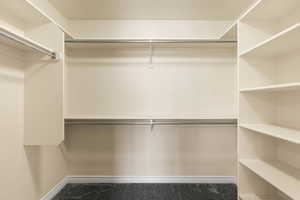 View of spacious closet