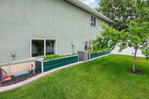 View of green lawn