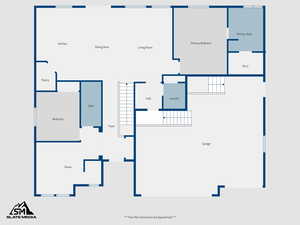 View of floor plan / room layout