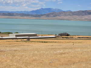 Water view with mountains