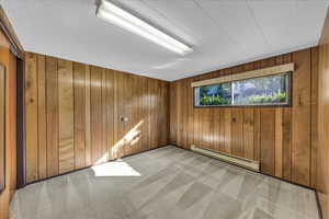 bedroom in basement