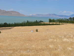 Exterior space with mountains and rural landscape