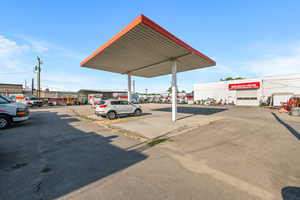 View of uncovered parking lot