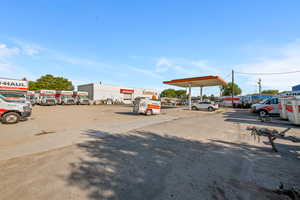 View of uncovered parking lot