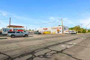 View of asphalt street