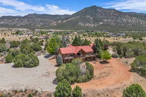 RV parking on left side with RV hookup