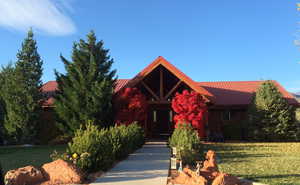 Front yard in the fall
