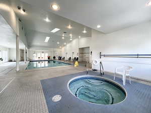 View of indoor pool