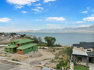 Water view featuring a mountainous background
