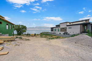 View of yard featuring a water view