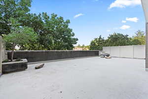 View of patio