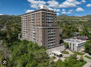 View of apartment building / complex with a mountain view