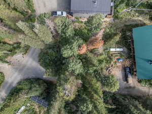 Aerial overview of property's location
