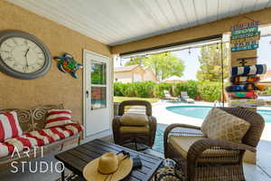 View of patio