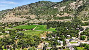 Aerial view of mountains