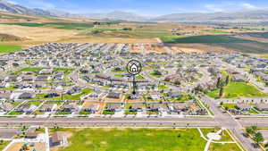 Drone / aerial view of mountains