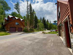 View of asphalt street