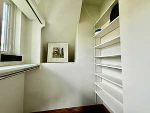 View of spacious closet
