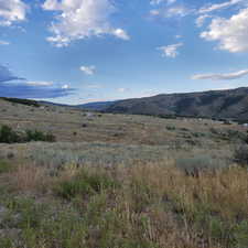 Mountain view with rural landscape