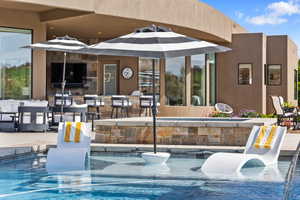 View of swimming pool