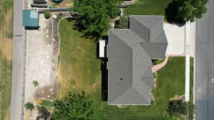 Aerial view of property's location